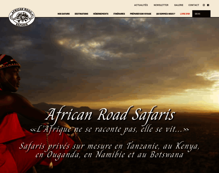 African-road-safari.com thumbnail