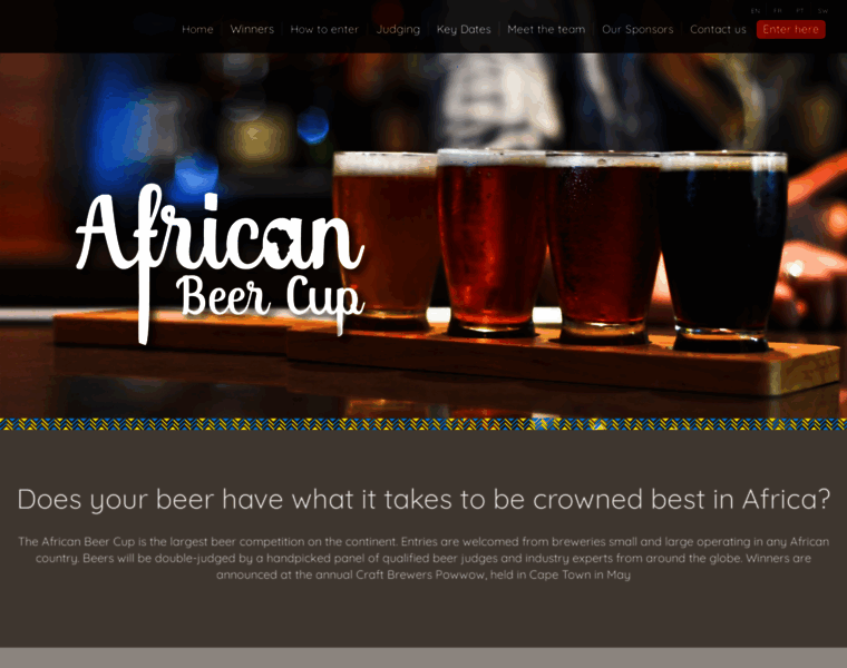 Africanbeercup.com thumbnail