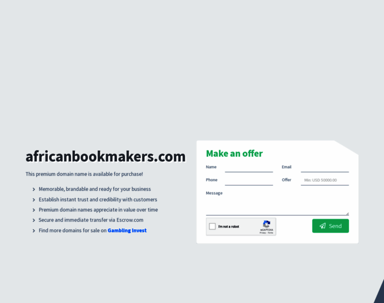 Africanbookmakers.com thumbnail