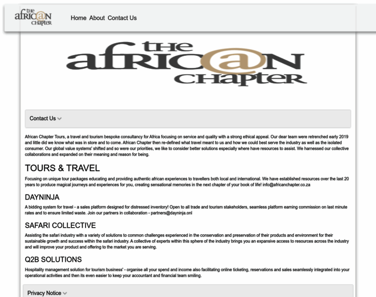 Africanchapter.co.za thumbnail