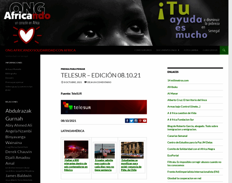 Africando.org thumbnail