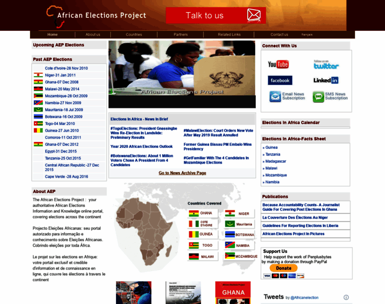 Africanelections.org thumbnail