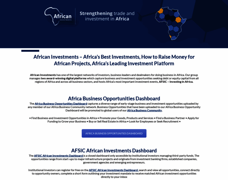 Africaninvestments.co thumbnail