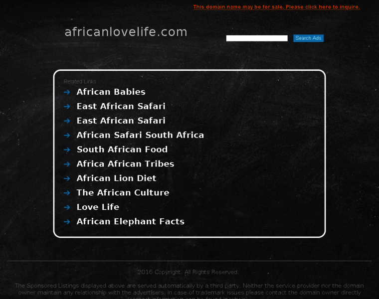 Africanlovelife.com thumbnail
