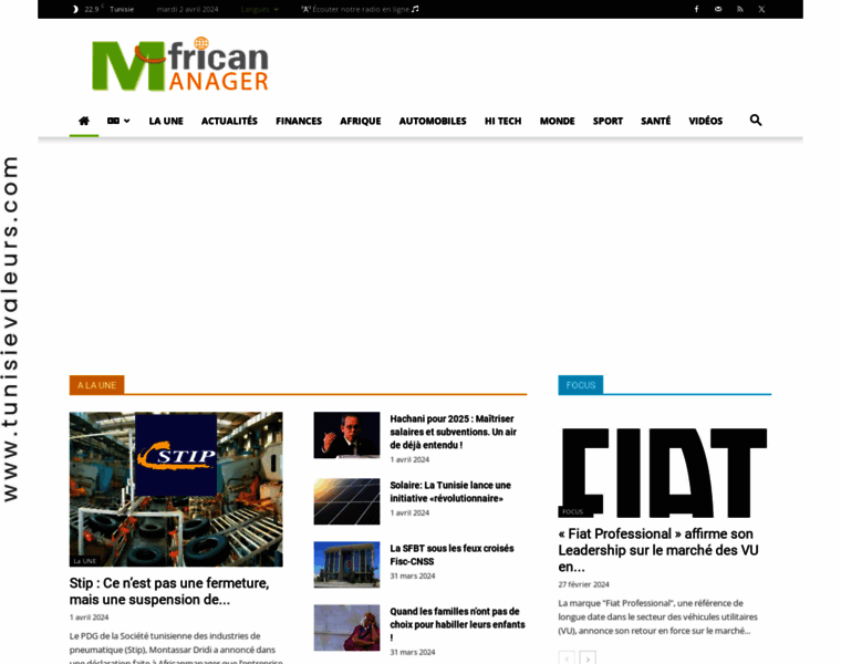 Africanmanager.com thumbnail