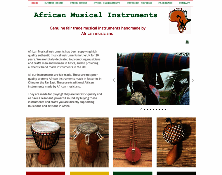 Africanmusicalinstruments.org thumbnail