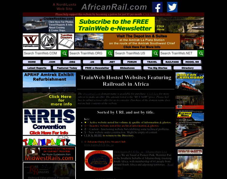 Africanrail.com thumbnail
