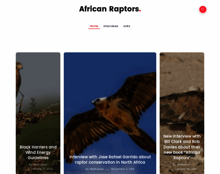 Africanraptors.org thumbnail