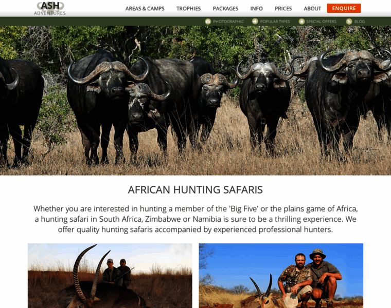 Africanskyhunting.co.za thumbnail