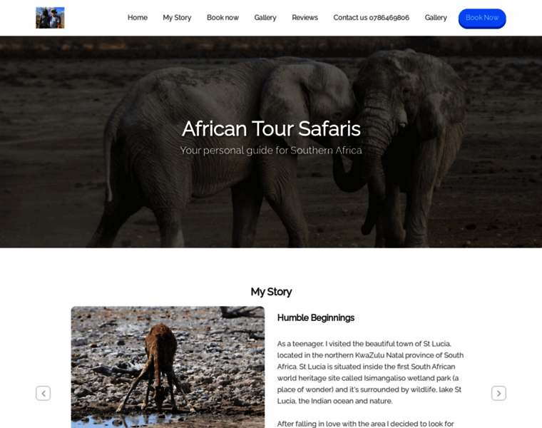 Africantoursafaris.com thumbnail
