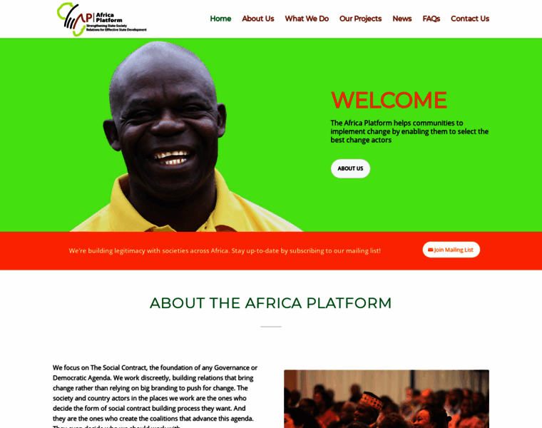 Africaplatform.org thumbnail