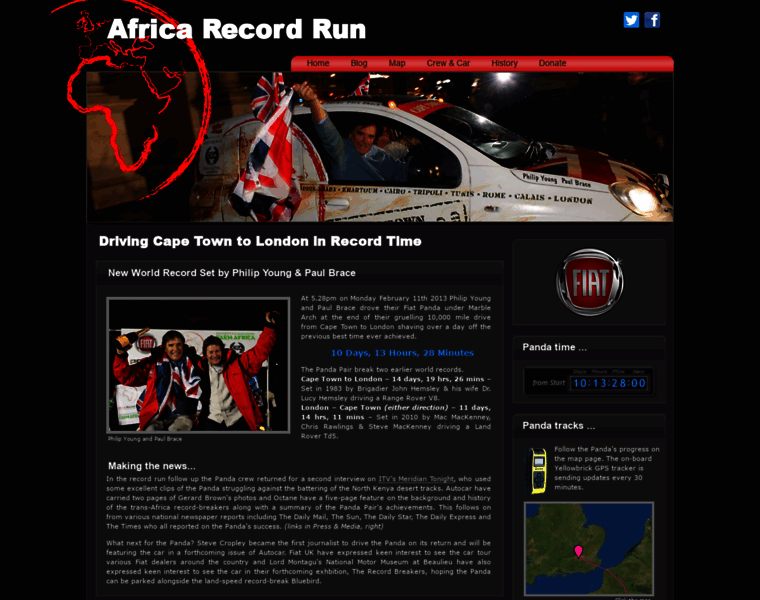 Africarecordrun.com thumbnail