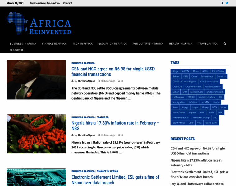 Africareinvented.com thumbnail