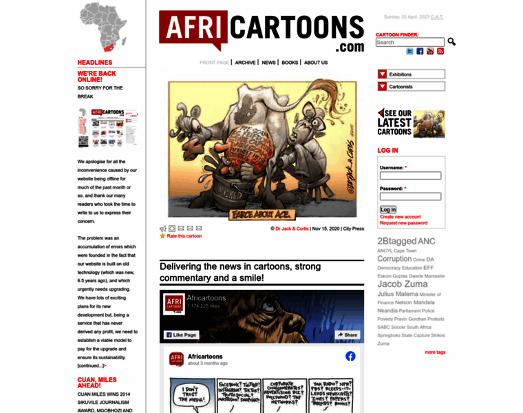 Africartoons.com thumbnail
