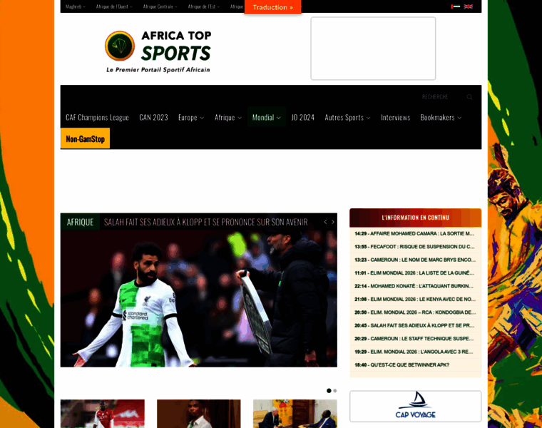 Africatopsports.com thumbnail
