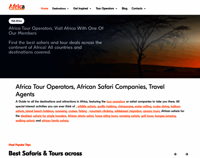 Africatouroperators.org thumbnail