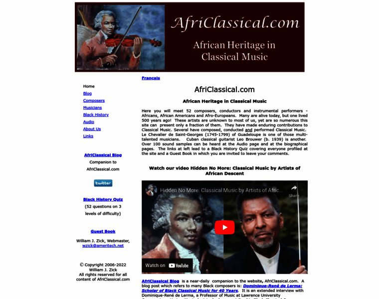 Africlassical.com thumbnail