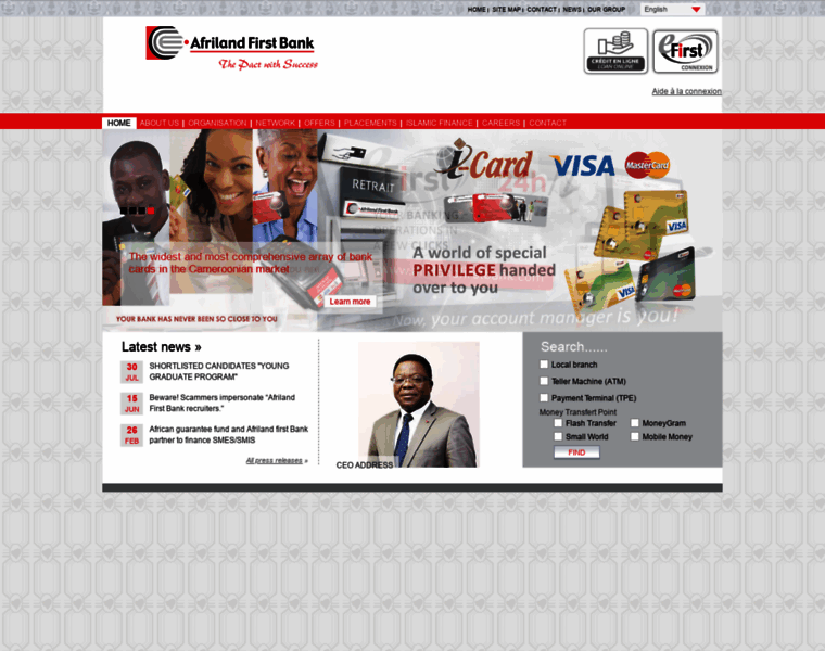Afrilandfirstbank.com thumbnail