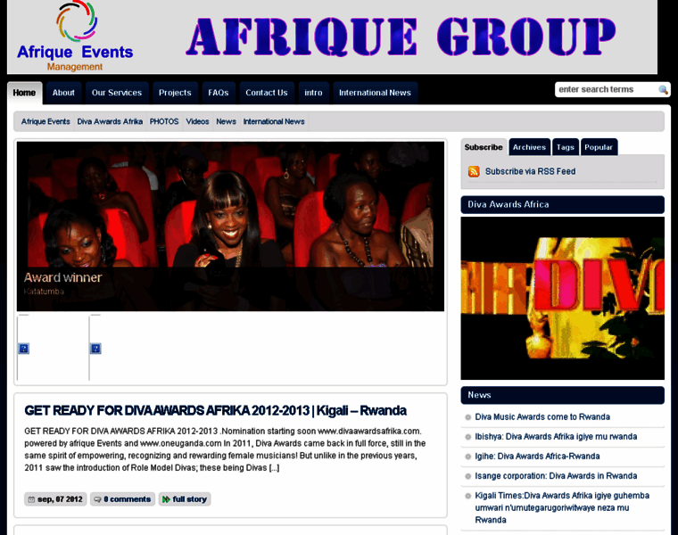 Afriquegroup.com thumbnail