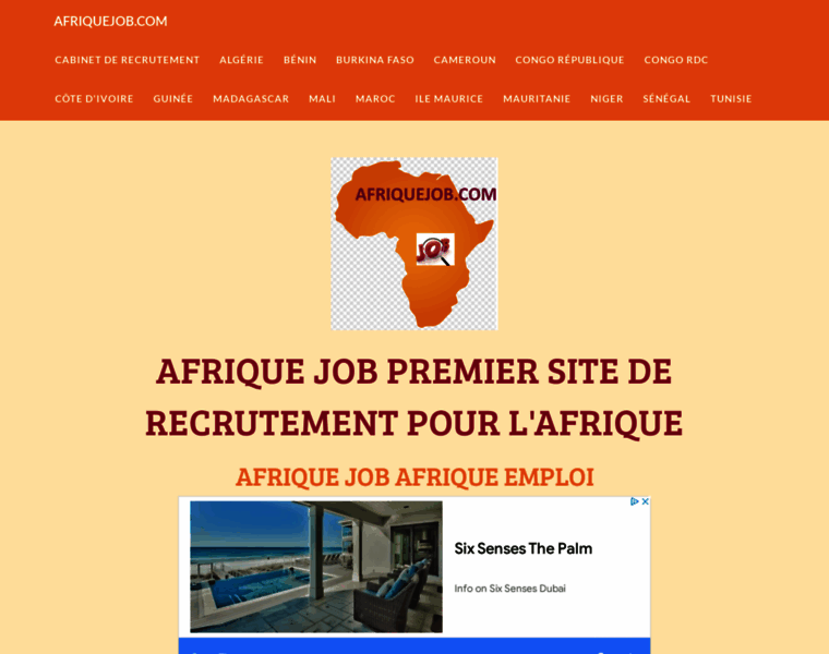 Afriquejob.com thumbnail