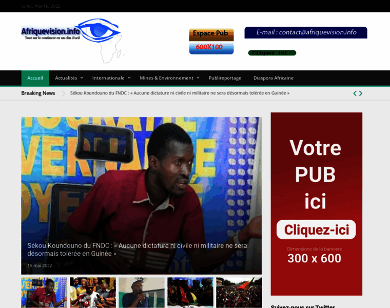 Afriquevision.info thumbnail