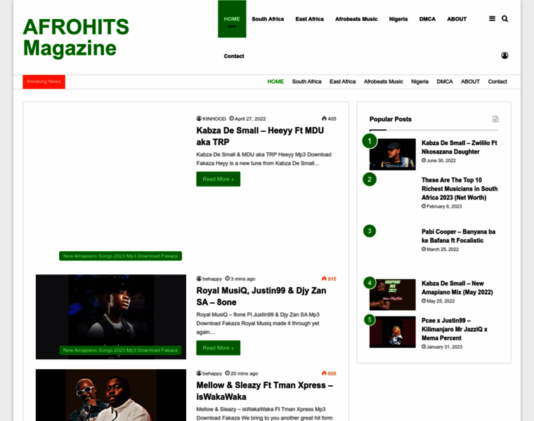 Afrohits.net thumbnail