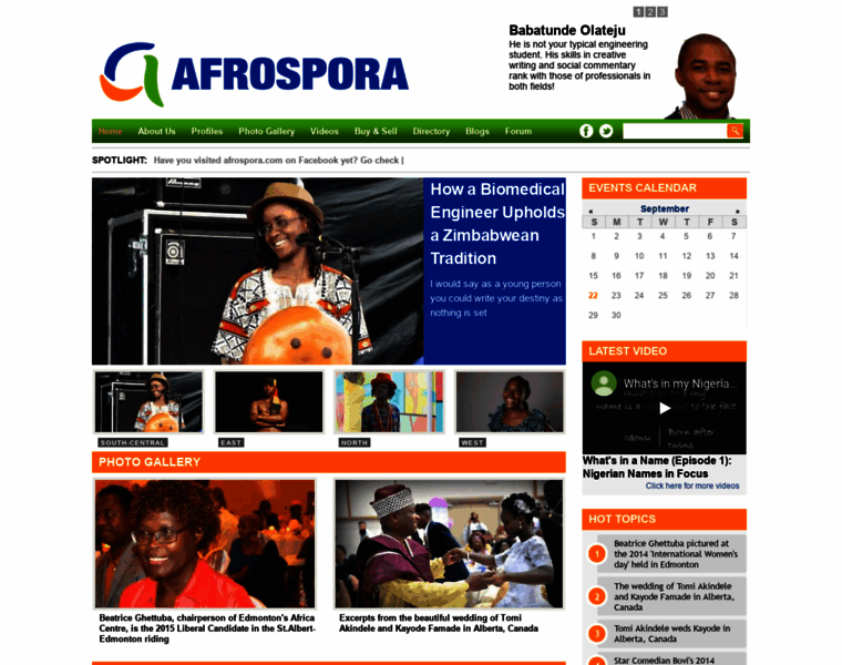 Afrospora.com thumbnail