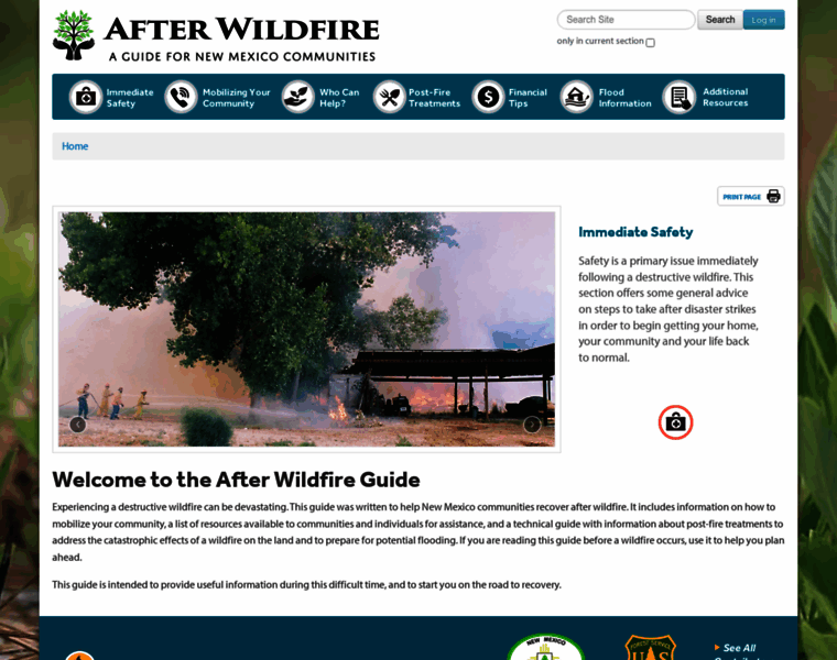 Afterwildfirenm.org thumbnail