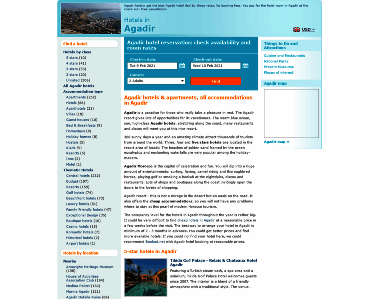 Agadir-hotels.net thumbnail
