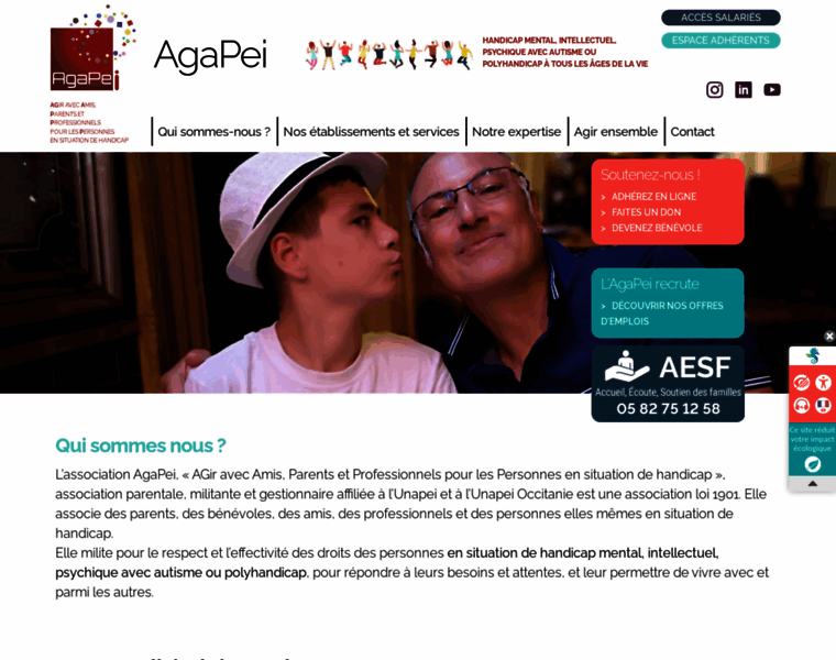 Agapei.asso.fr thumbnail
