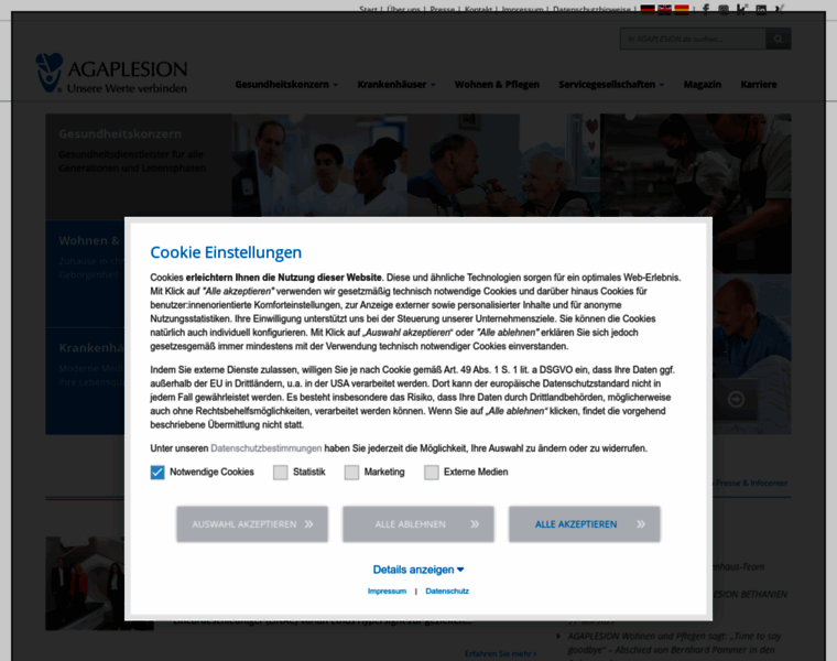 Agaplesion.de thumbnail Agaplesion.de thumbnail