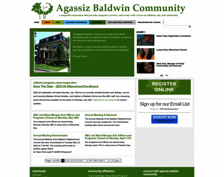 Agassiz.org thumbnail