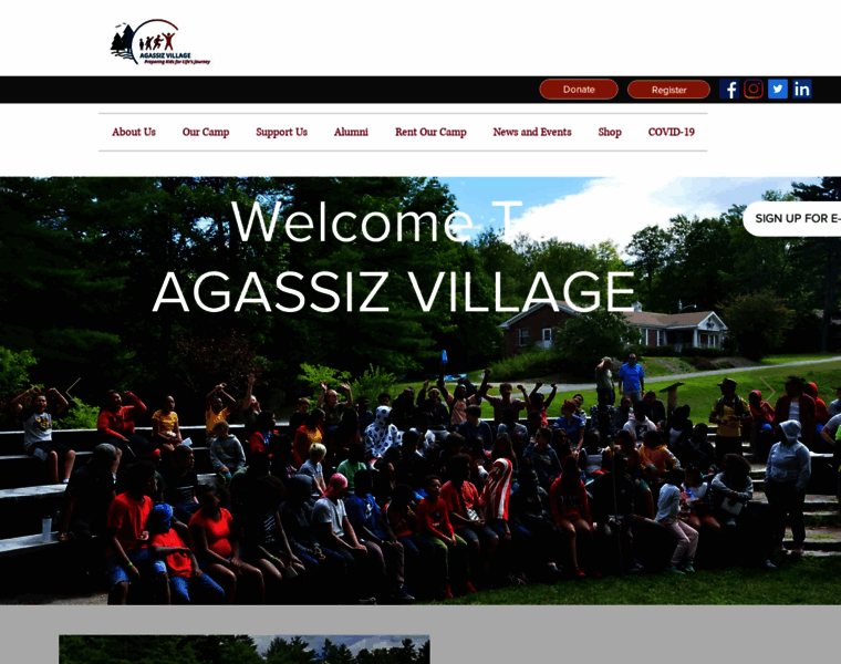 Agassizvillage.org thumbnail