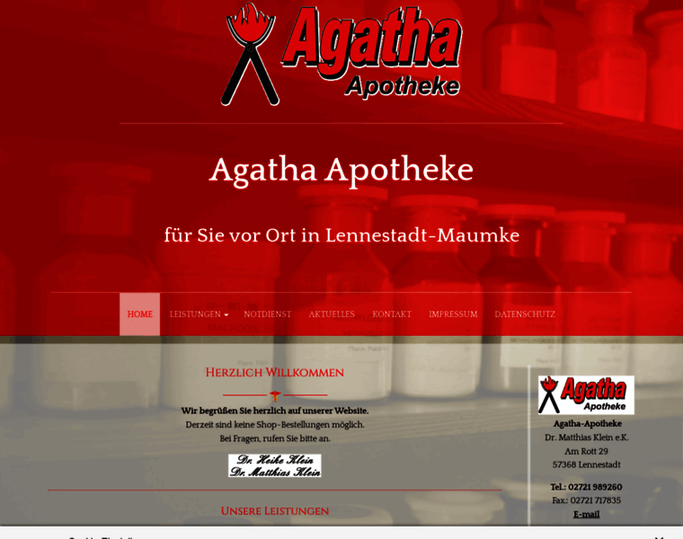 Agatha-apotheke.de thumbnail