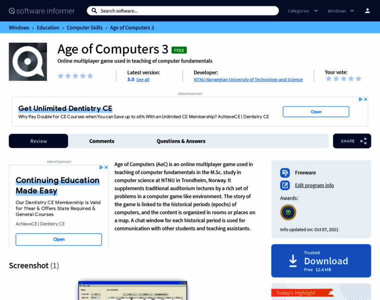 Age-of-computers-3.software.informer.com thumbnail