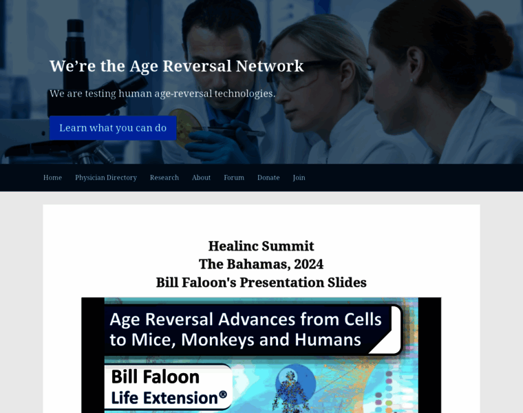 Age-reversal.net thumbnail