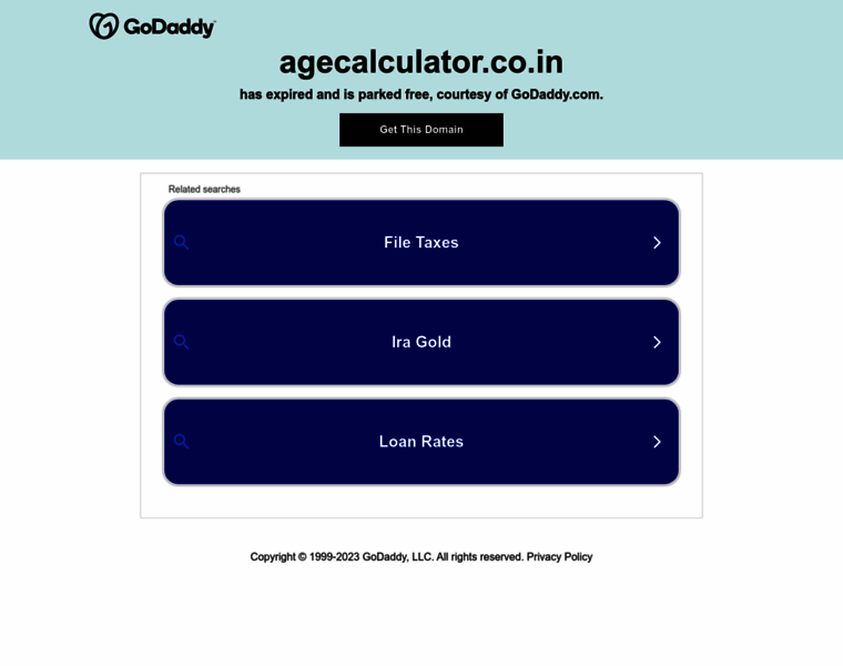 Agecalculator.co.in thumbnail