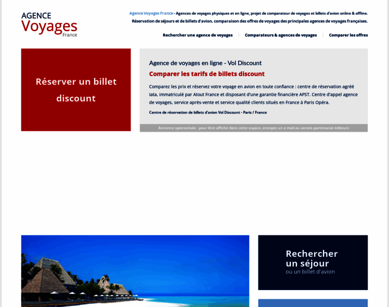 Agence-voyages-france.fr thumbnail