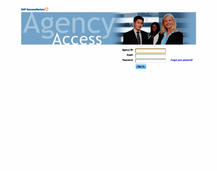 Agency10.successfactors.com thumbnail