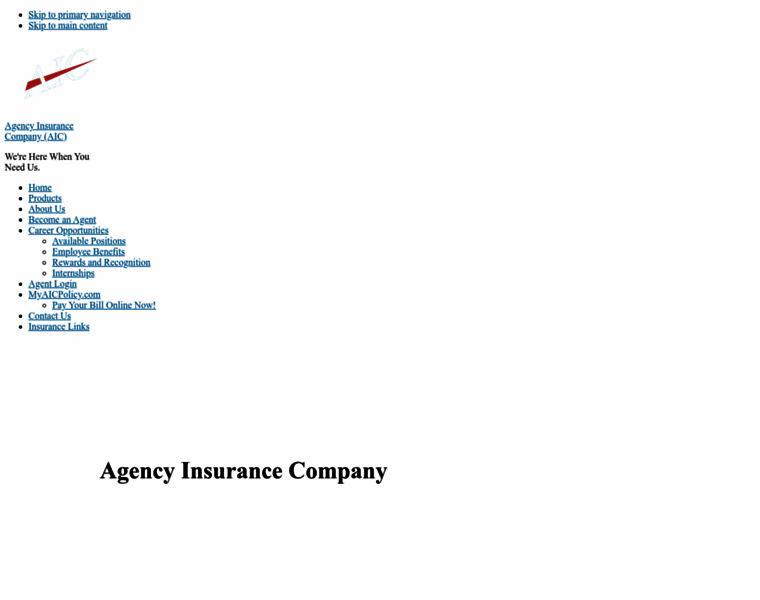 Agencyinsurancecompany.com thumbnail