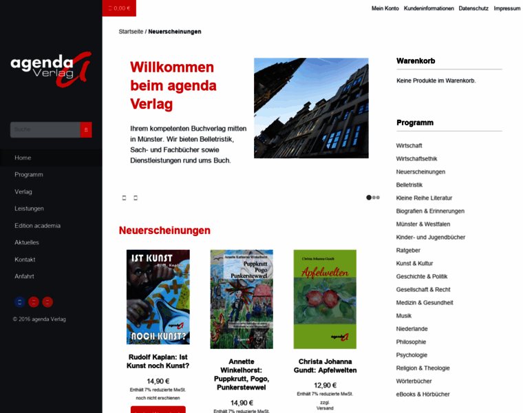 Agenda-buchverlag.de thumbnail