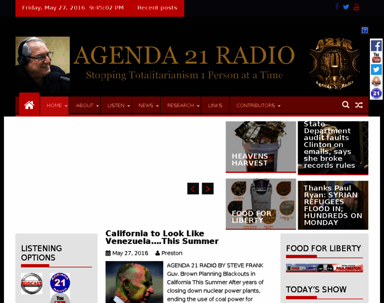 Agenda21radio.com thumbnail