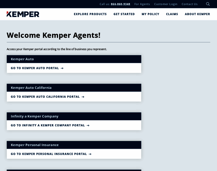 Agent.kemper.com thumbnail