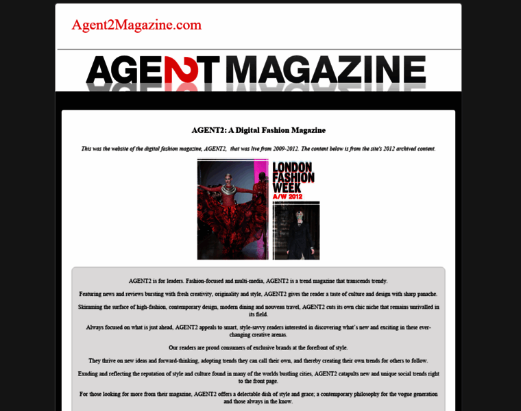 Agent2magazine.com thumbnail