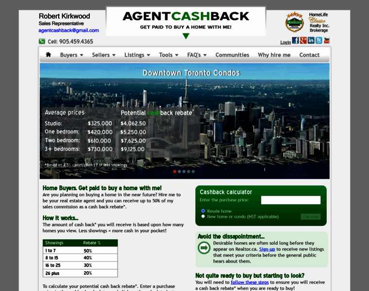 Agentcashback.com thumbnail