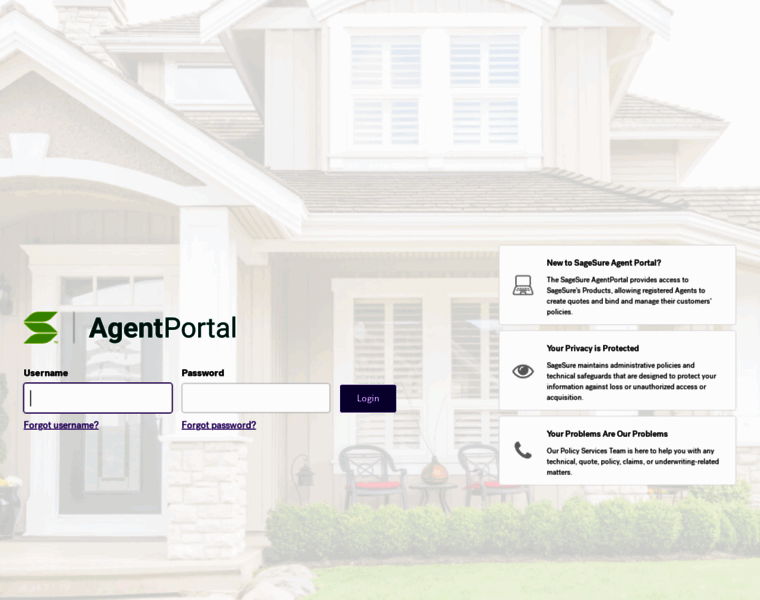 Agents.sagesure.com thumbnail
