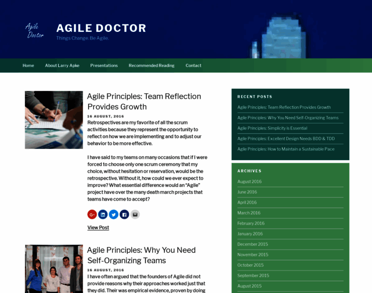 Agile-doctor.com thumbnail