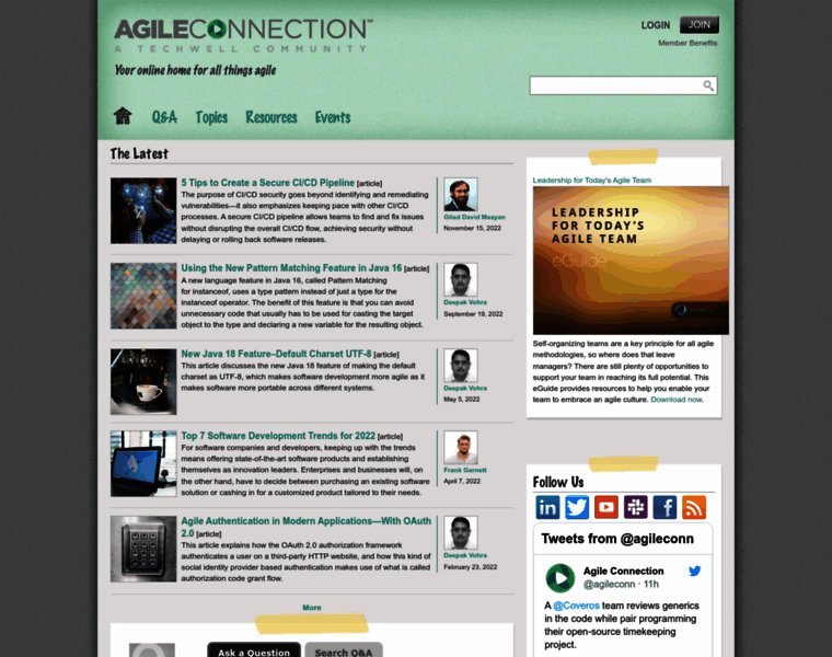 Agilejournal.com thumbnail