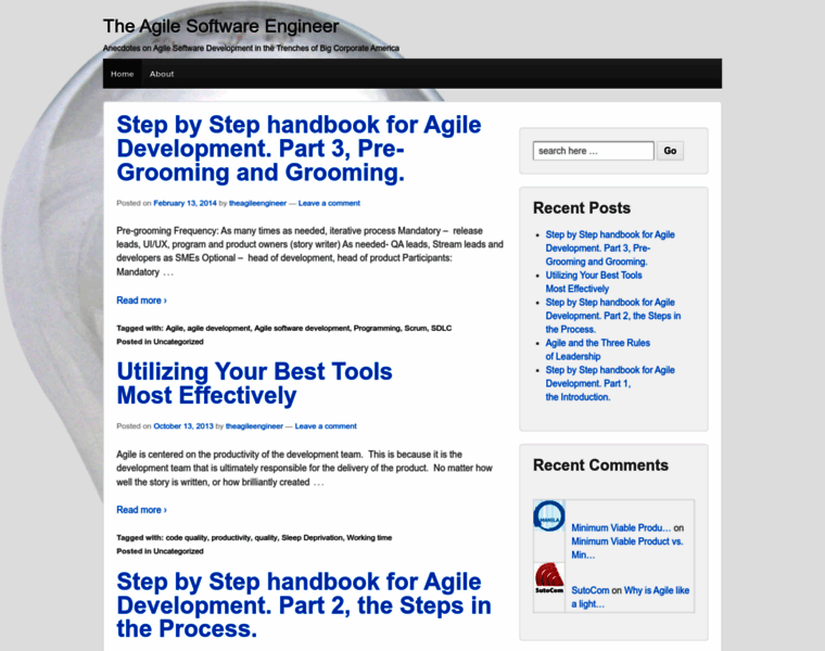 Agilesoftwareengineer.com thumbnail