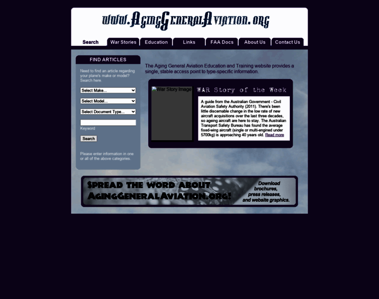 Aginggeneralaviation.org thumbnail Aginggeneralaviation.org thumbnail